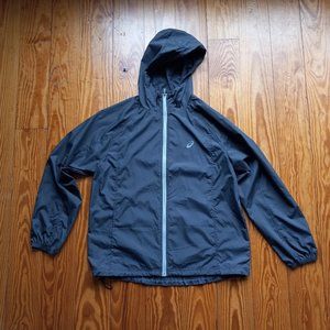 Grey Asics Windbreaker
